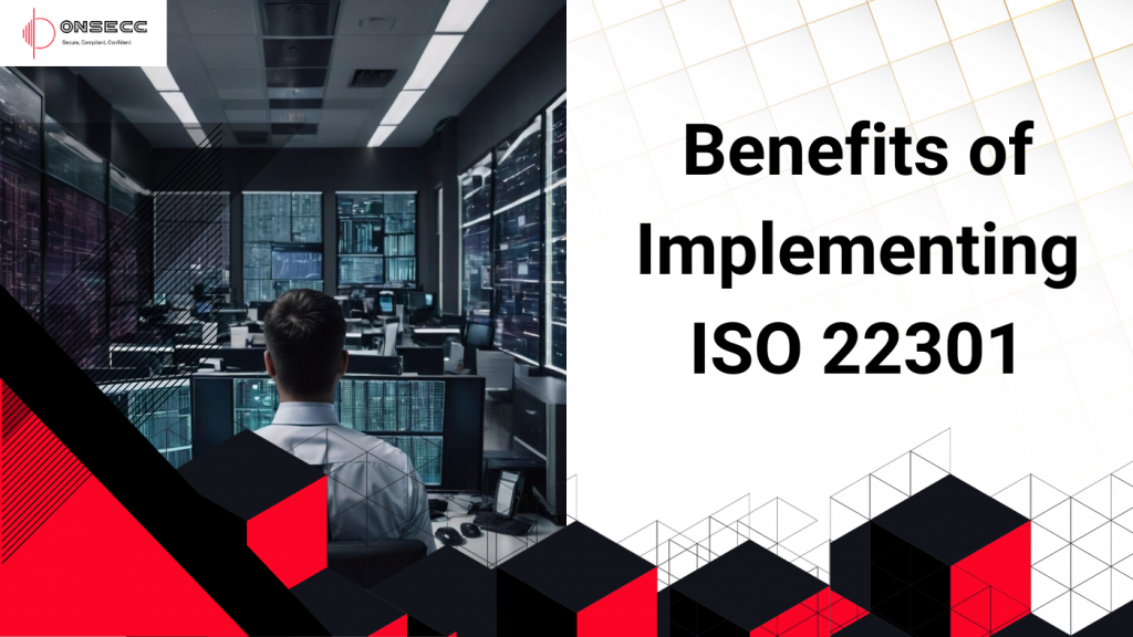 Benefits of ISO 22301 | Onsecc